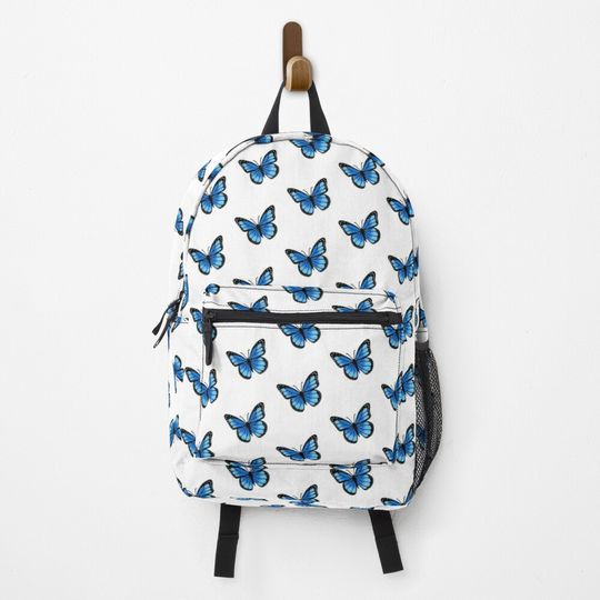 Discover Blue Butterfly Backpack