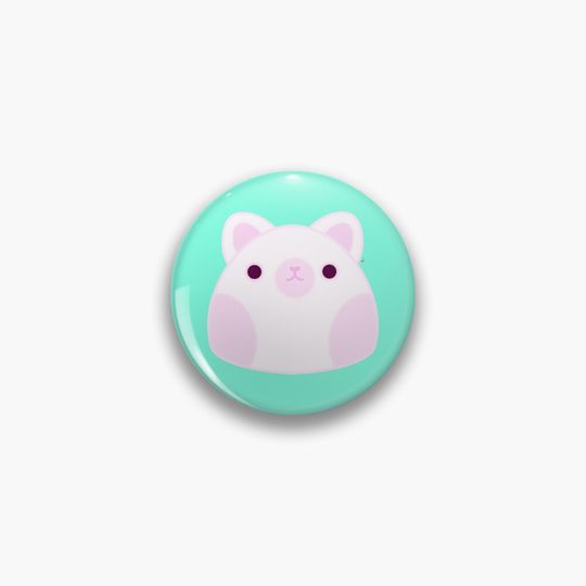Discover Cute cat blob Pin