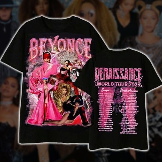 Discover Vintage Beyonce Renaissance Tour 3D Shirt, 2023 Renaissance Tour