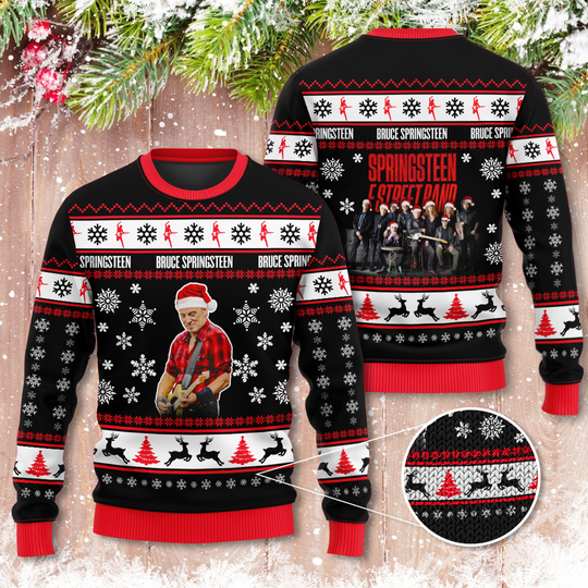 Discover Bruce Springsteen Ugly Sweater BST140901