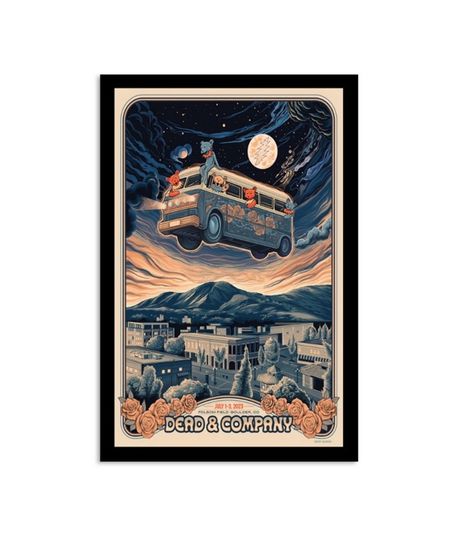Discover Dead & Company July 1, 2023 Folsom Field, Boulder, CO Poster