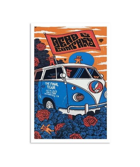 Discover Dead & Company July 14, 2023 Oracle Park San Francisco, CA Poster