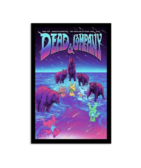 Discover Dead & Company June 5, 2023 The Pavilion at Star Lake, Burgettstown, PA Poster