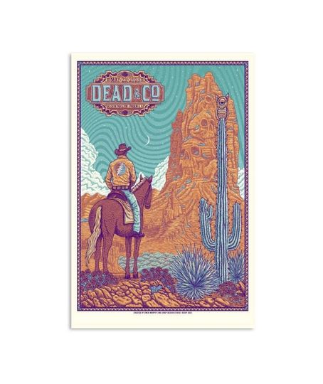 Discover Dead & Company May 23, 2023 AK-Chin Pavilion Phoenix, AZ Poster