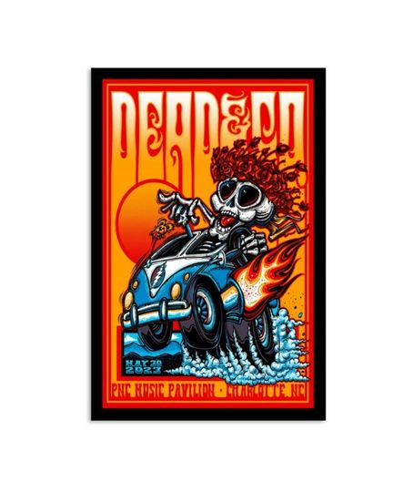 Discover Dead & Company May 30, 2023 PNC Music Pavilion Charlotte, NC Poster
