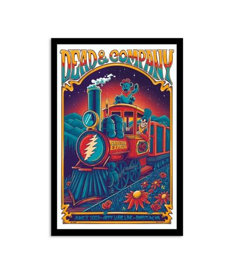 Discover Dead & Company Summer Tour Bristow, VA June 3, 2023 Poster