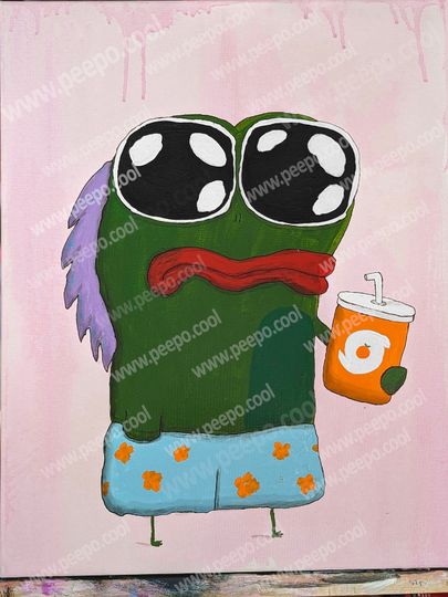 Discover Pepe Painting On Canvas