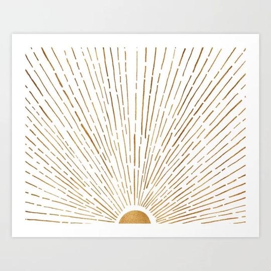 Discover Let The Sunshine In Art Print | Kids Art Prints | Posters | Poster