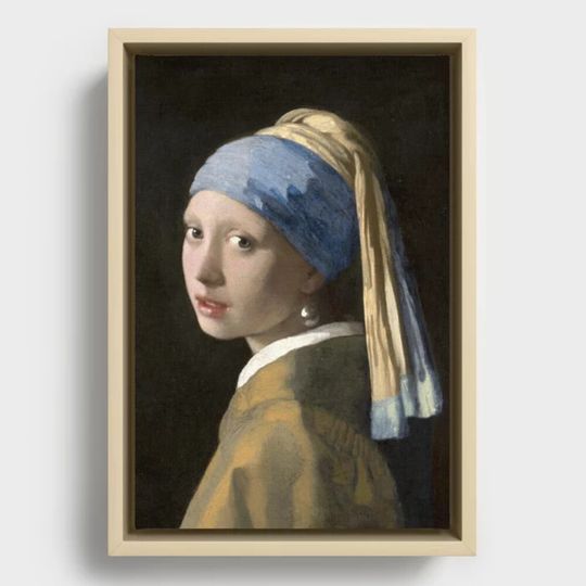 Discover Girl with a Pearl Earring by Johannes Vermeer Framed