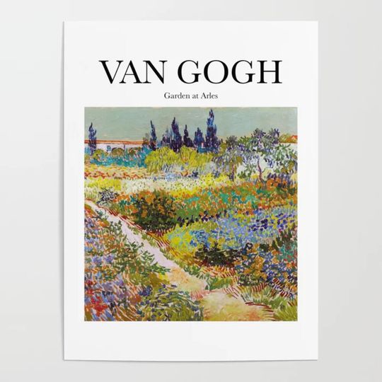 Discover Van Gogh - Garden at Arles Poster
