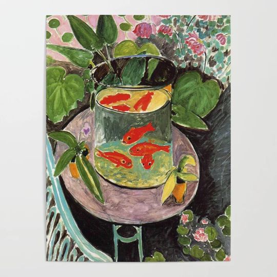 Discover Henri Matisse Goldfish 1911, Goldfishes Artwork, Men, Women, Youth Poster