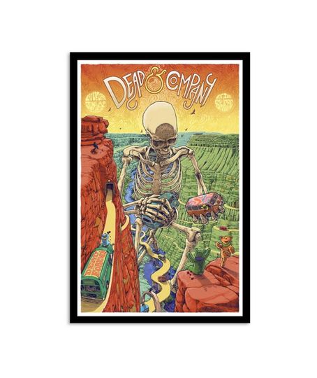 Discover Dead And Company June 20-22 2024 Sphere Las Vegas NV Poster