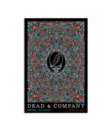 Discover Dead And Company Jun 15 2024 Sphere Las Vegas NV Poster
