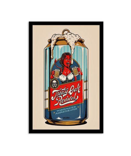 Discover Treaty Oak Revival Jun 15 2024 Whitewater Amphitheater in New Braunfels TX Poster