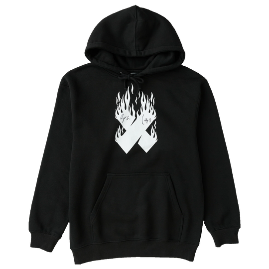 Discover Xplr Merch Autographed X Flames Hoodie