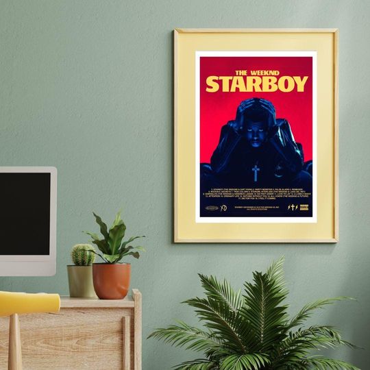 Discover Weeknds Album Cover Wall Poster