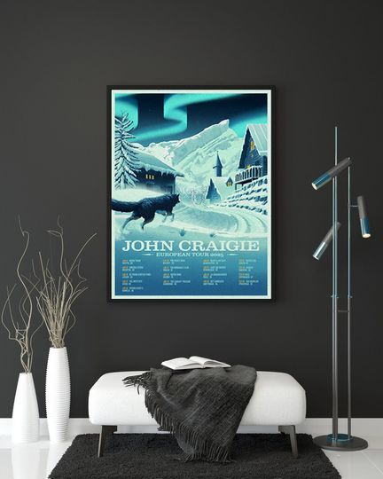 Discover John Craigie European Tour Winter 2025 Poster