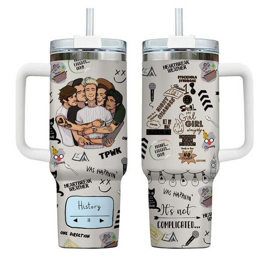 Discover 1D One Direction Tumbler 40oz, One Direction Tumbler Cup, Up All Night Tour 2024 Tumbler