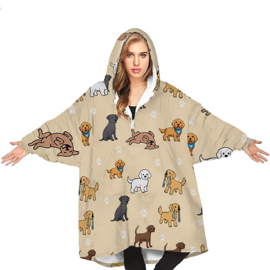Discover Retriever Blanket Hoodie