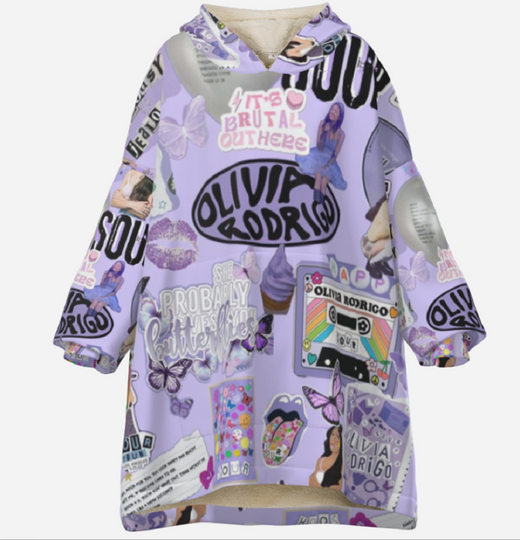 Discover Olivia Rodrigo Blanket Hoodie,Taylor version Wearable Blanket
