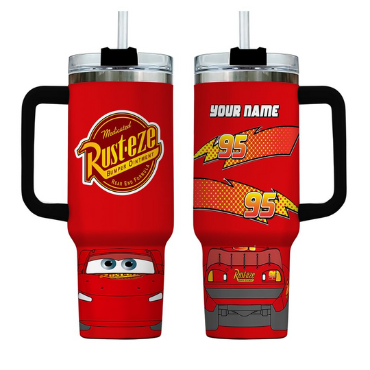 Discover Custom Disney Cars Lightning McQueen Tumbler 40Oz, Disney Tumbler