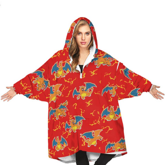 Discover Rick Rickandmorty Wearable Blanket Hoodie
