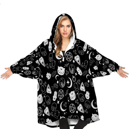 Discover Oversized Fleece hoodie blanket hoodie