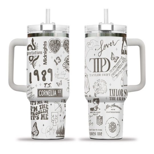 Discover Taylor Version, New Album Engraved 40oz Tumbler