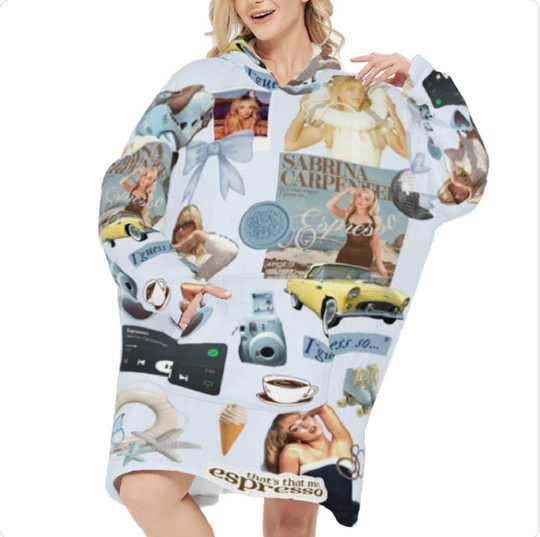 Discover Sabrina Carpenter Espresso Blanket Hoodie, Christmas Espresso Fans version