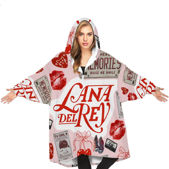 Discover Lana Del Rey Blanket Hoodie, Lana Del Rey version Wearable Blanket
