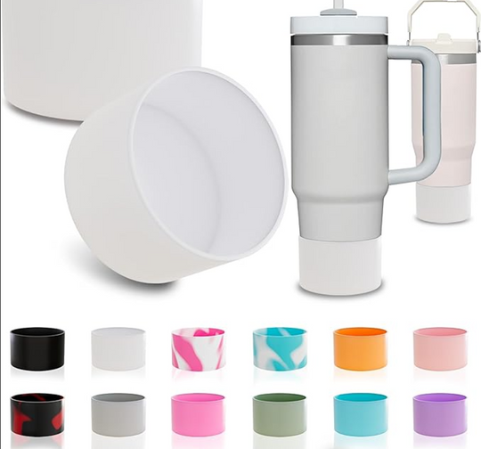Discover Silicone Cup Covers, Water Bottle Protection Bottom Lid Fits