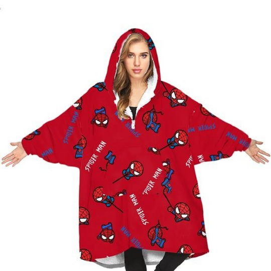 Discover Spider Blanket Hoodie