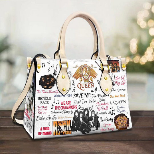 Discover Freddie Mercury Handbag, Queen Band Leather HandBag