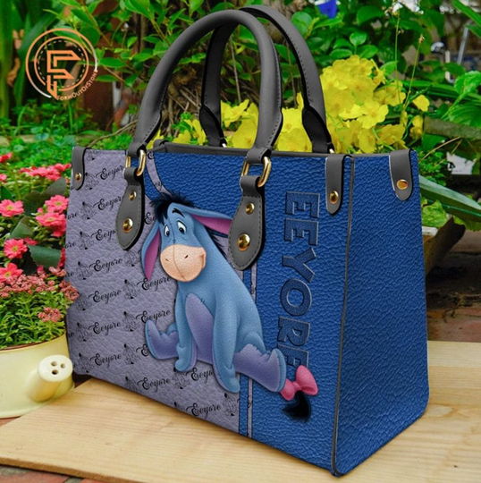 Discover Eeyore Winnie The Pooh Cartoon Leather Bag