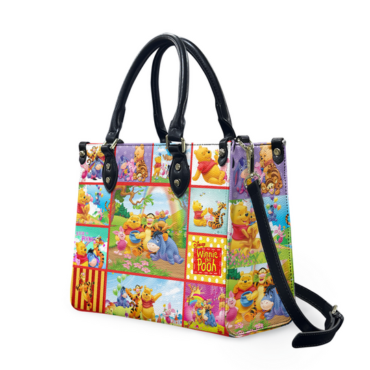 Discover Winnie The Pooh Handbag, Pooh Bear Cartoon Leather Bag