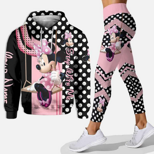 Discover Personalized Minnie Mouse Disney Hoodie Leggings, Disney Woman Leggings