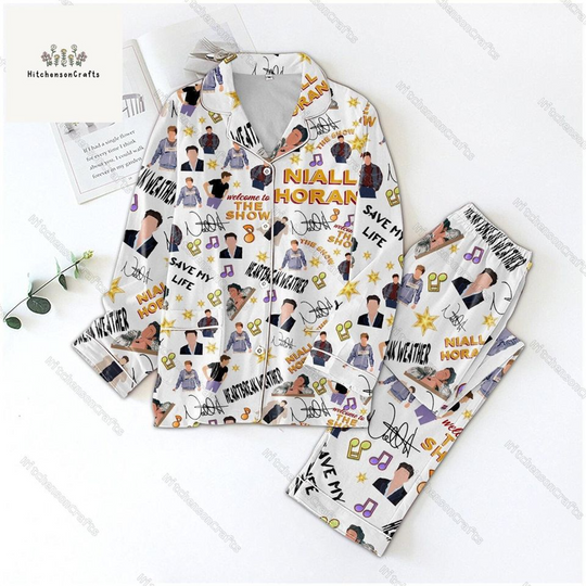 Discover Niall Horan Pajamas Set, Niall Horan Concert Holiday Pajamas, Niall Horan Tour Pajamas Christmas