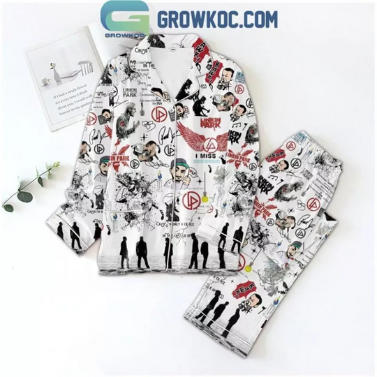 Discover Linkin Park I Miss Chester Bennington Pajamas Set