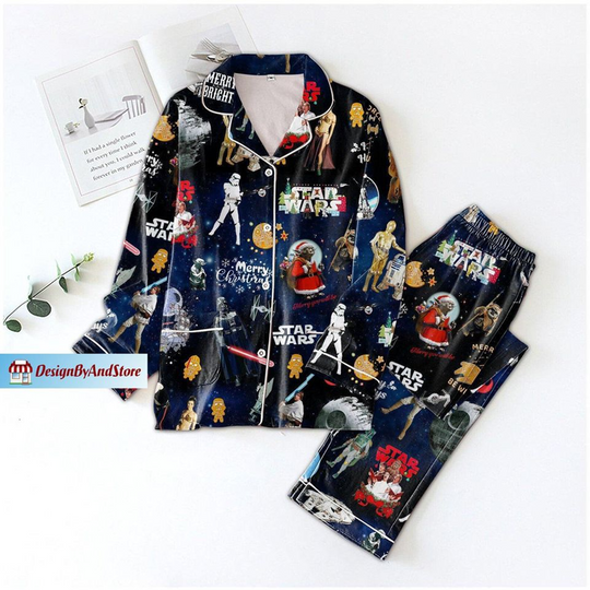 Discover Star Wars Pajamas Set, Star Wars Womens Pajamas, Darth Vader Thick Pajamas, Galaxys Edge Holiday Pajamas, Darth Vader Pyjamas
