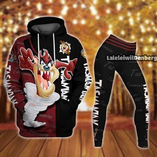 Discover Disney Tasmanian Hoodie Leggings Set, Tasmanian Hoodie 3D