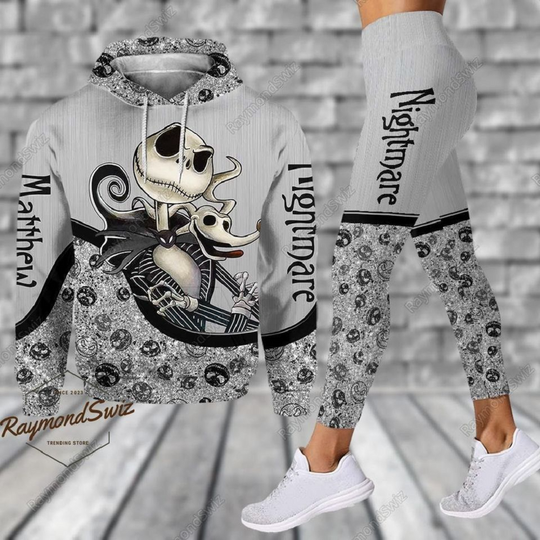 Discover Jack Skellington Hoodie, Personalized Jack Hoodie, Jack Skellington Leggings