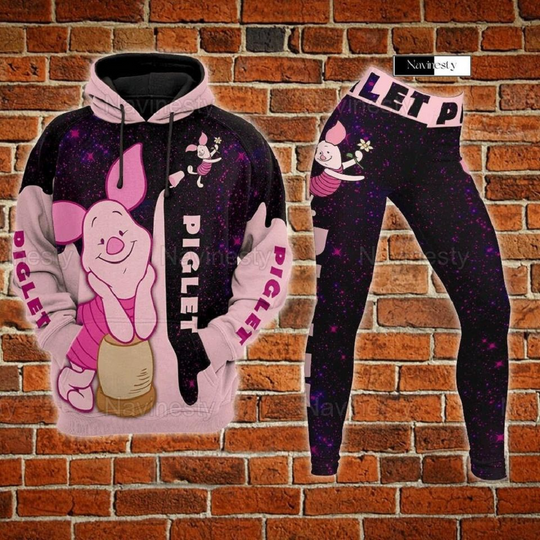 Discover Piglet Hoodie Legging Set, Piglet 3D Hoodie, Disney Piglet Hoodie