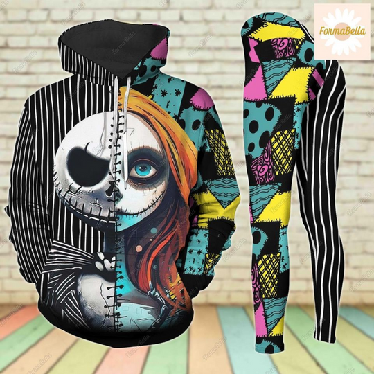 Discover Jack And Sally Hoodie/Leggings, Nightmare Before Christmas Hoodie, Halloween Movie Hoodie