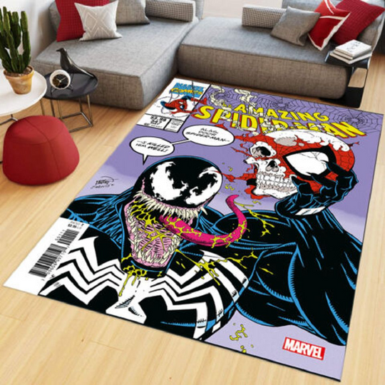 Discover Amazing Spiderman Rug, Spiderman Rug, Comics Cartoon Cover Rug