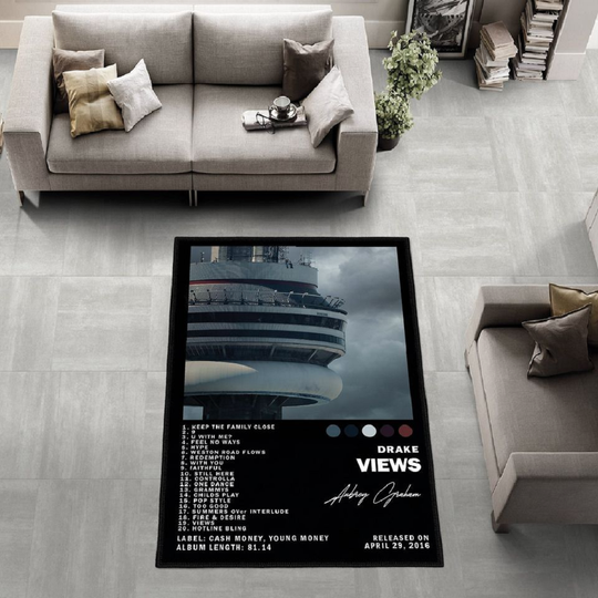 Discover Drake Album Cover Rug, Album Cover Rug, Indoor Rug