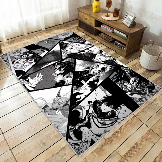 Discover Anime, Anime Rug, Manga Rug, Kids Room Rugs, Modern Rug, Custom Rug, Popular Rug
