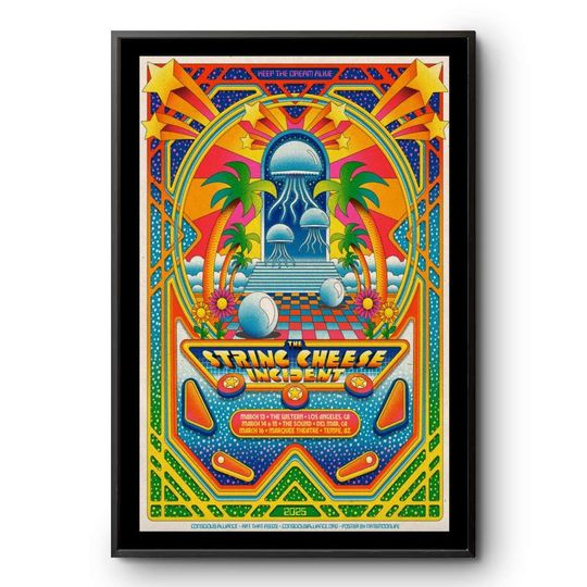 Discover The String Cheese Incident Tempe AZ Mar 16 2025 Poster