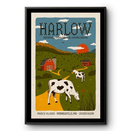 Discover Harlow Green Room Minneapolis MN 3-29-2025 Poster