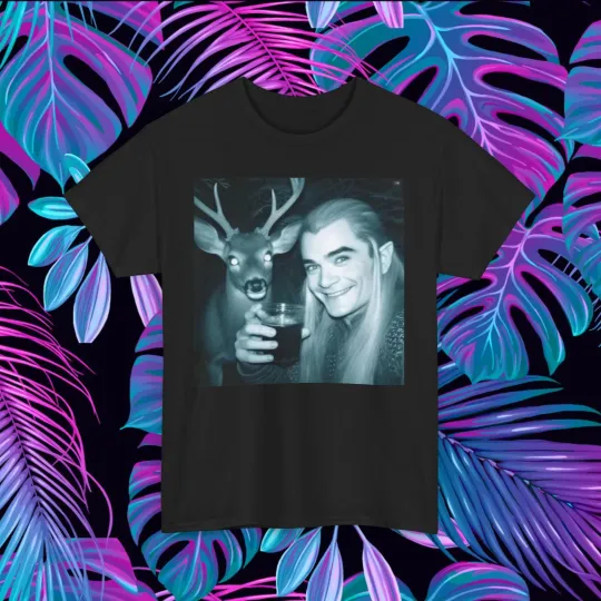 Discover Lotr Legolas Deer Drinking T-Shirt, Lotr Graphic Tshirt