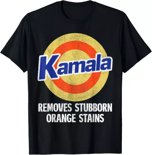 Discover Kamala Removes Stubborn Orange Stains, Kamala Harris 2024 T-Shirt